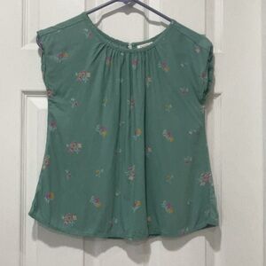 Brand New Cat & Jack Floral Blouse for Your Little One Size M T 7-8
